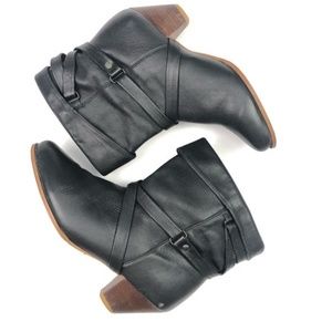 Vintage 80’s Leather Western Cowboy Ankle Boots 7M